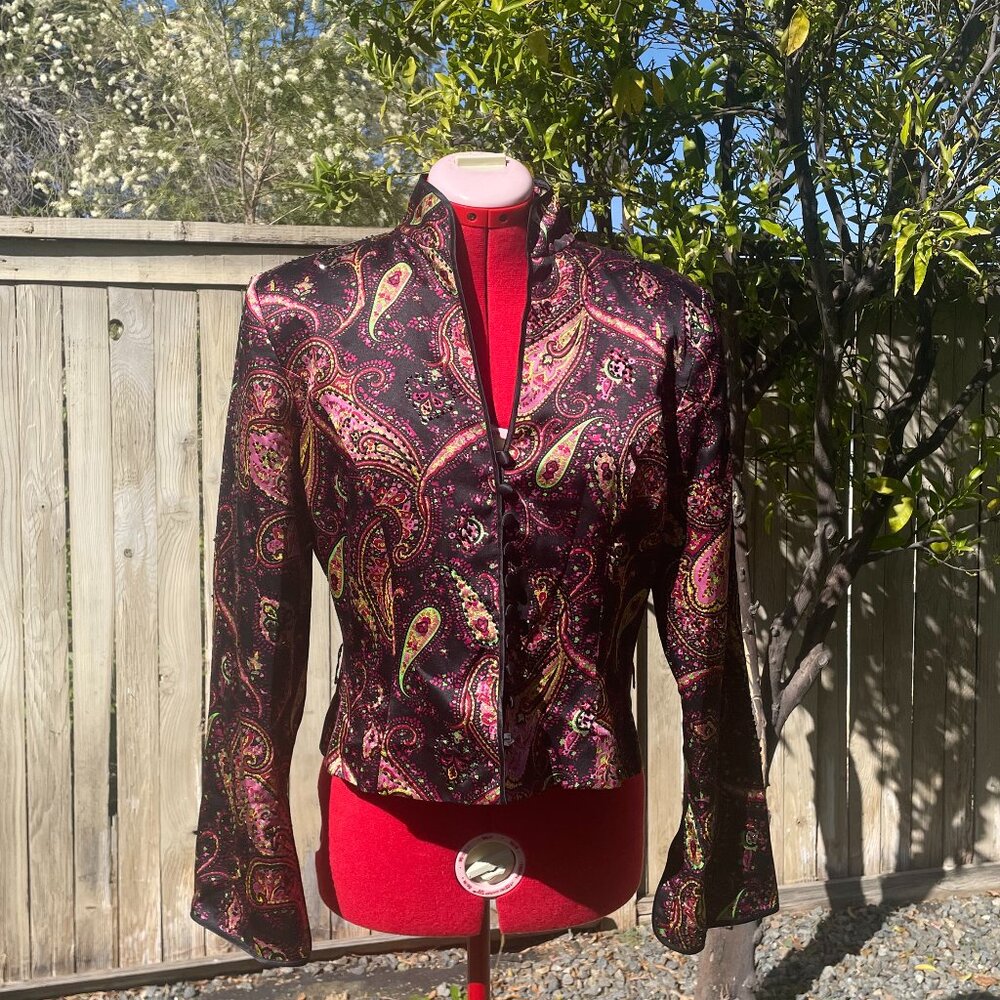 Vintage 100% Silk Jacket
